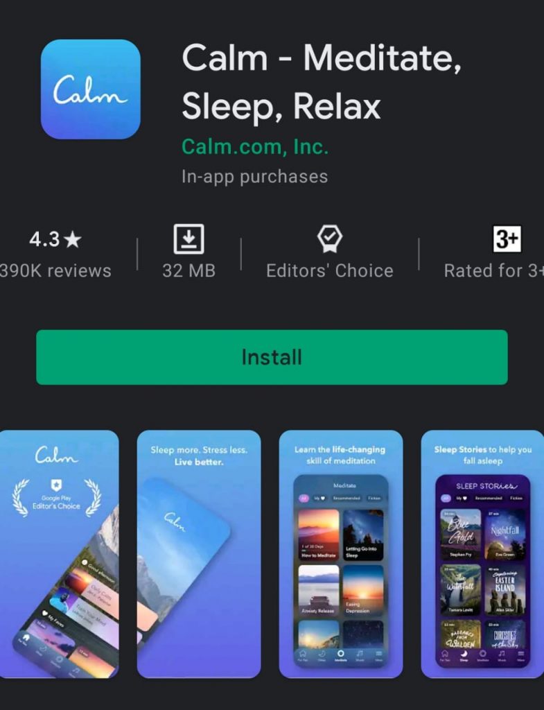 Calm app